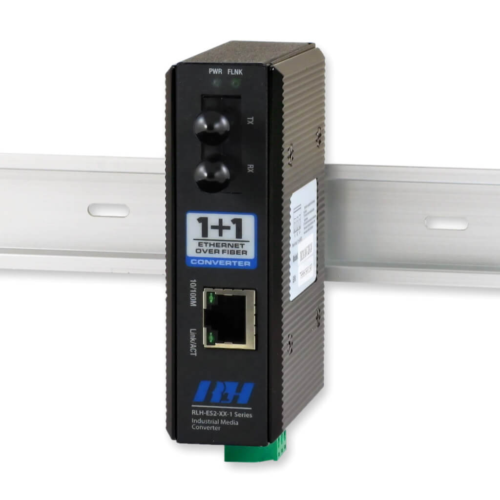 Industrial Media Converters - 10/100 Slimline Ethernet Media Converter