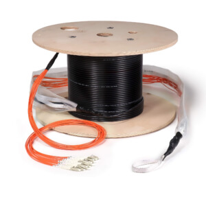 Preterminated Fiber Optic Cable, Indoor/Outdoor, 12F, Multimode OM1, LC Connectors