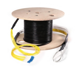 Preterminated Fiber Optic Cable, OSP Armored, 12F, Singlemode, LC Connectors