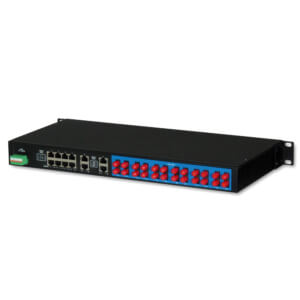 Industrial Ethernet Switches - 12+12 Ethernet Fiber Switch