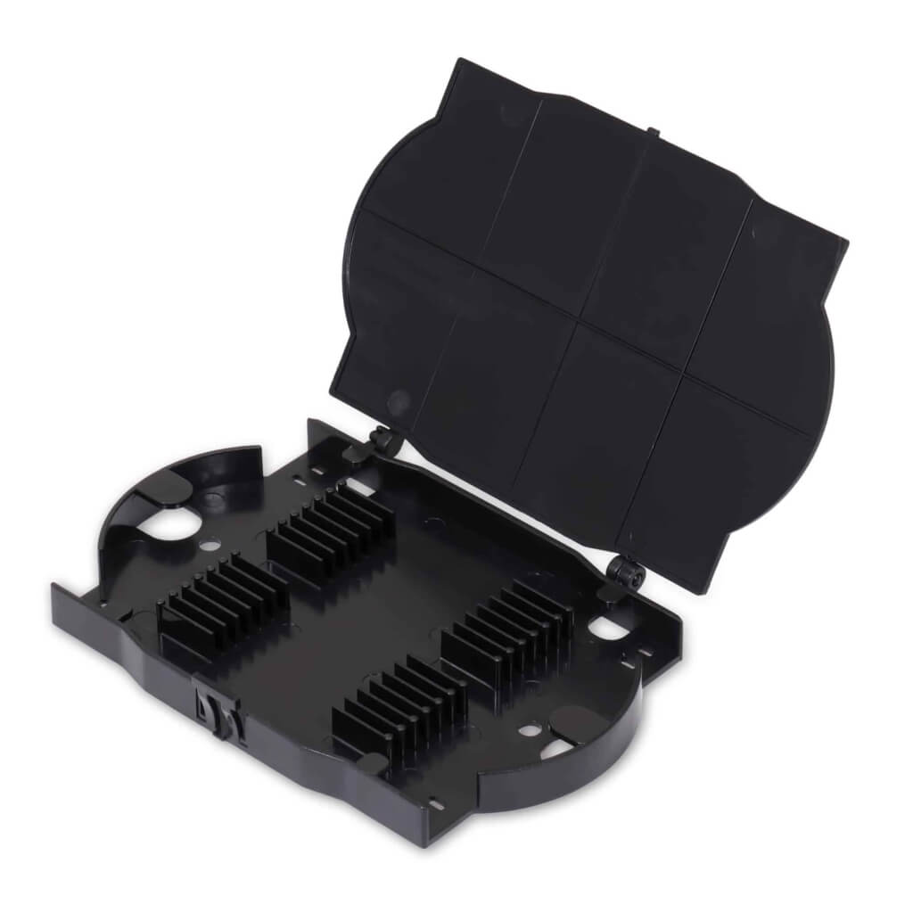 Fiber Optic Accessories - 12-Position Mini Plastic Fiber Splice Tray