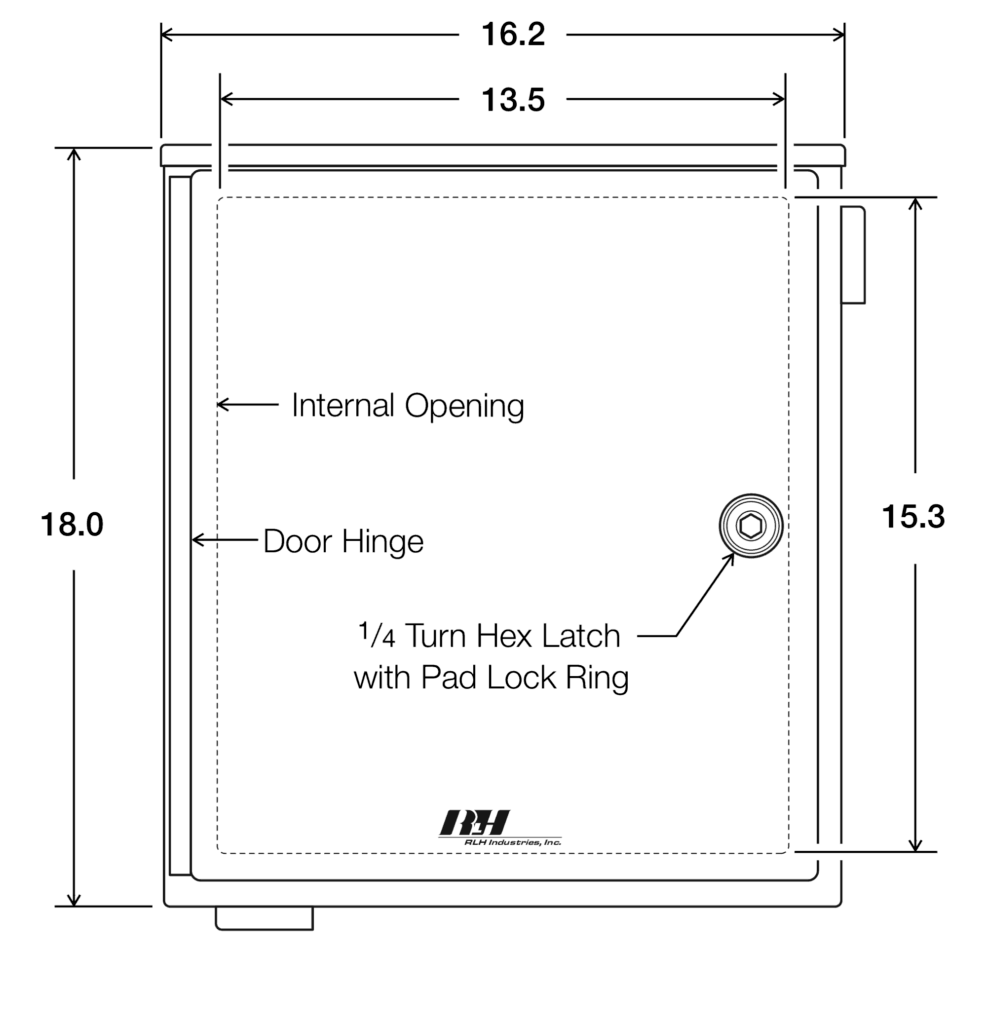 18" x 16" x 10" Aluminum Enclosure