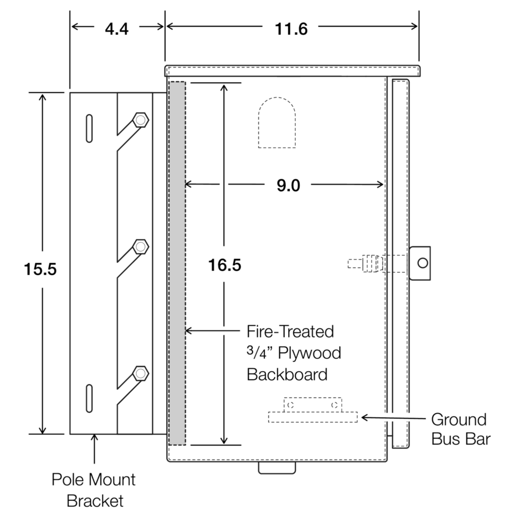 18" x 16" x 10" Aluminum Enclosure