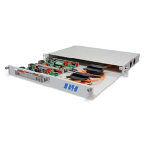 Fiber Optic Isolation Systems - 1RU Slimline Rack Mount Housing