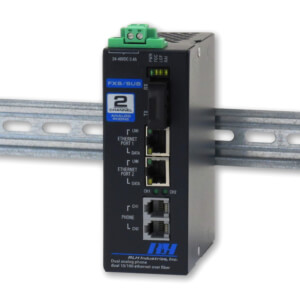 Industrial Media Converters - 2 Channel (POTS) with Ethernet
