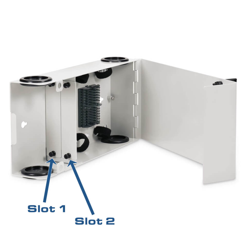 2 Plate Wall Mount Fiber Patch Panel
