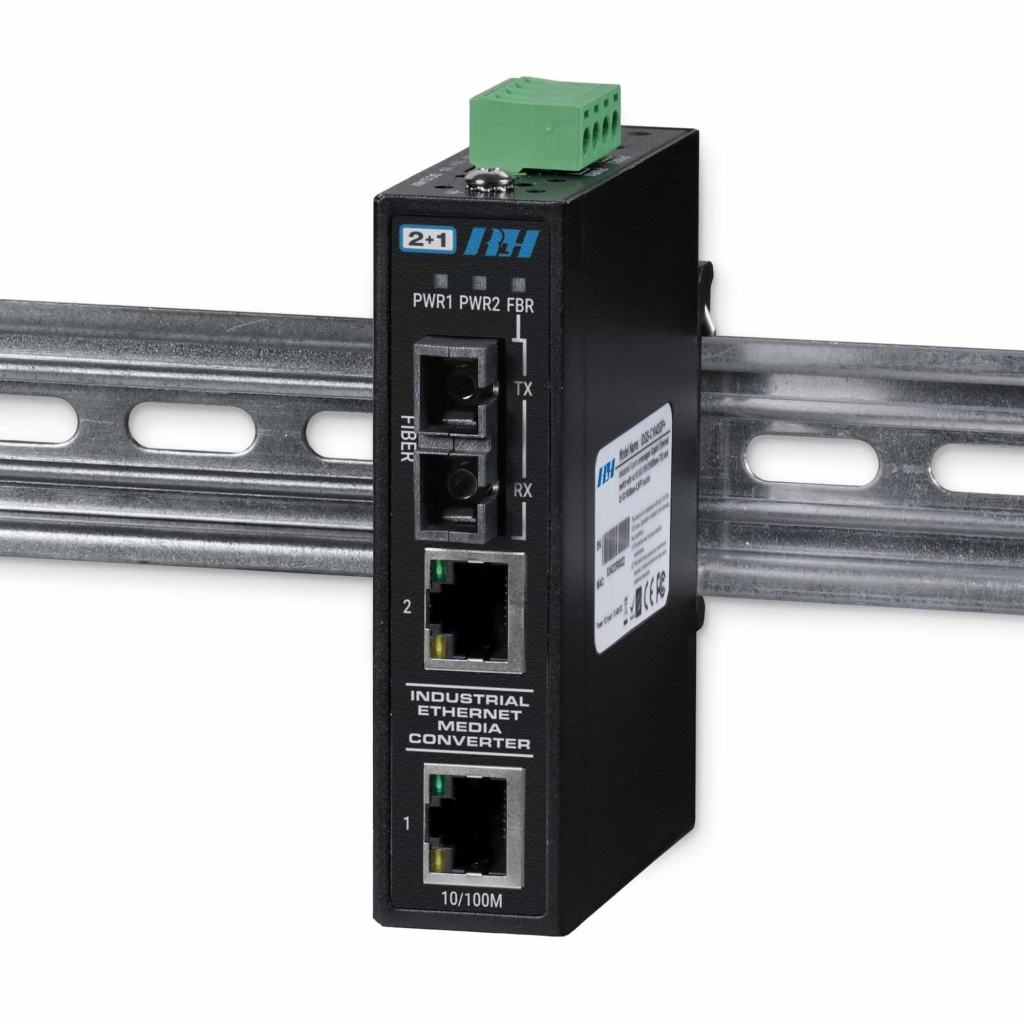 Industrial Media Converters - 2+1 10/100 Ethernet Media Converter