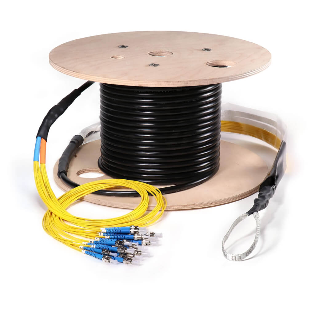 Fiber Cable Assembly, OSP, ST, Singlemode