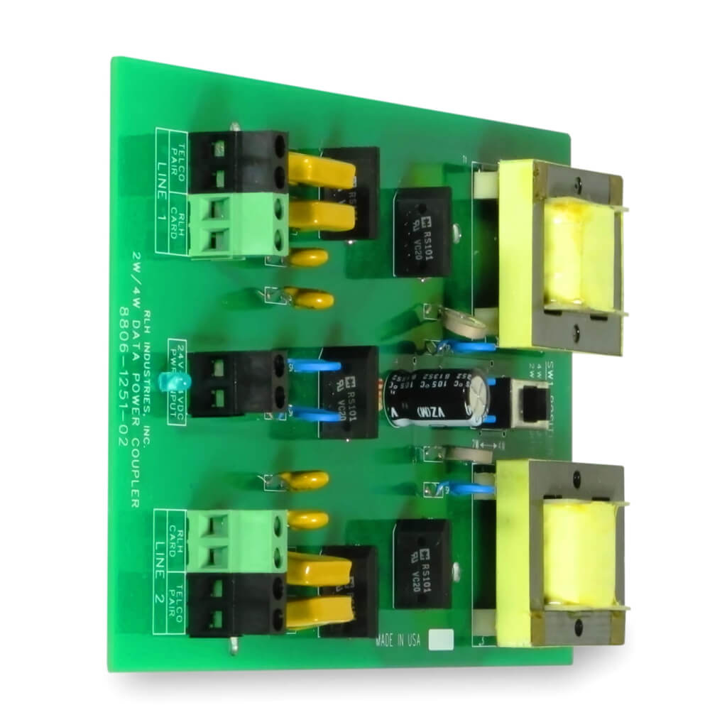 Fiber Optic Accessories - 2 Wire / 4 Wire Data Power Coupler