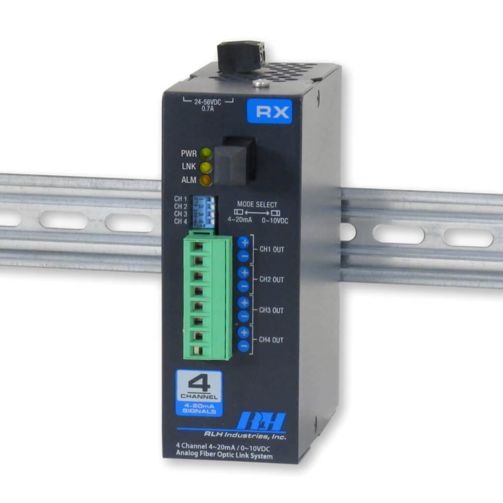 Industrial Media Converters - 4 Channel 4~20mA / 0~10VDC