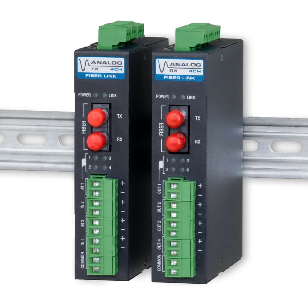 Industrial Media Converters - 4 Channel 4~20mA / 0~10VDC