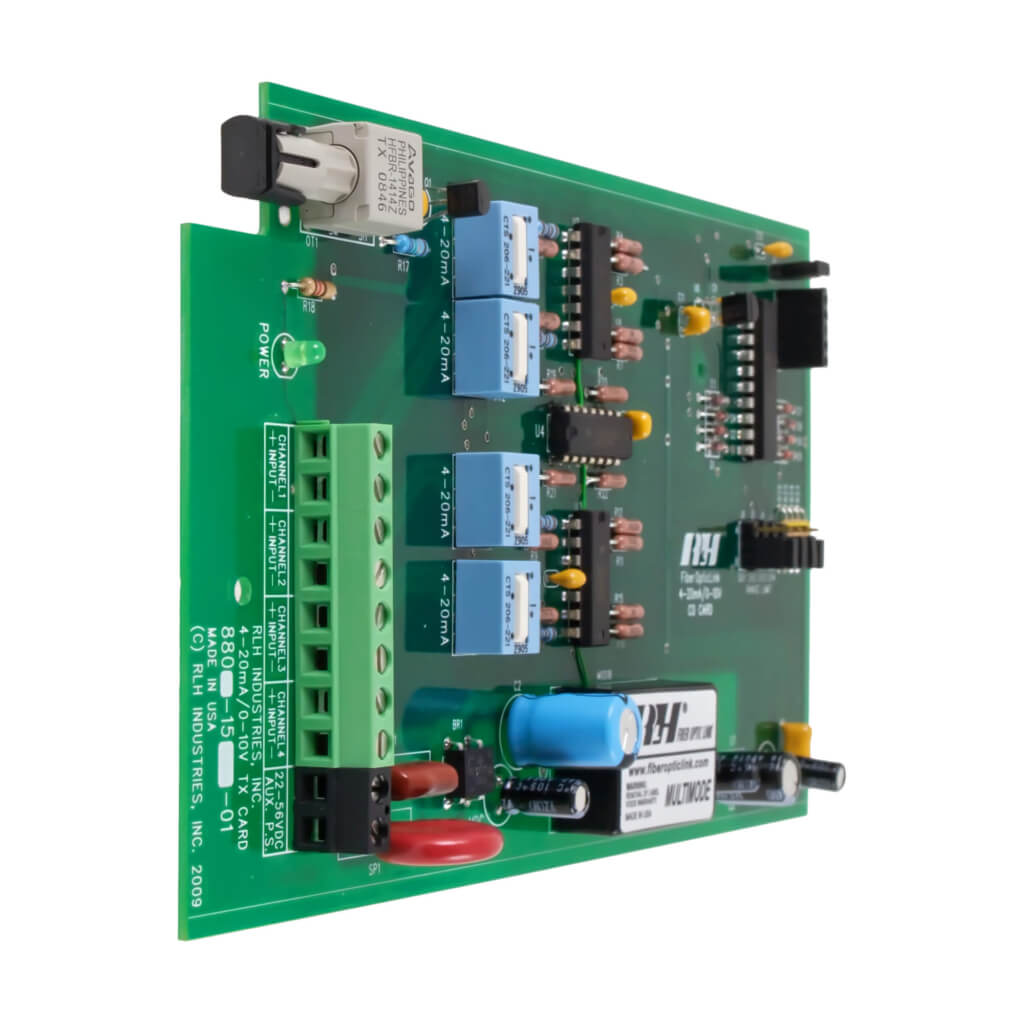 Fiber Optic Isolation Systems - 4 Channel 4~20mA / 0~10VDC