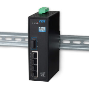 Industrial Ethernet Switches - 4+1 Fiber PoE+ Switch