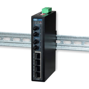 Industrial Ethernet Switches - 4+2 Fiber PoE+ Switch