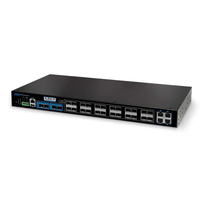 4+24+4 Managed PoE++ Layer 3 10/100/1G SFP+ - Rack View