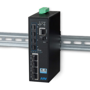 Industrial Ethernet Switches - 4+4 Managed Gigabit SFP PoE+ Switch