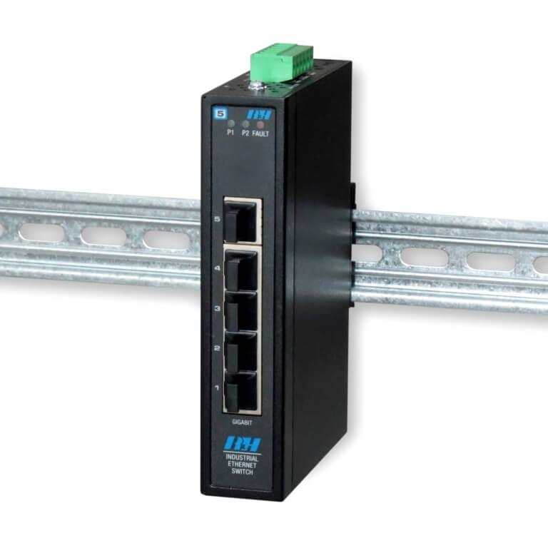 5 Port Unmanaged 10/100/1G-DIN View