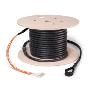 Preterminated Fiber Optic Cable, Armored, 6F, Multimode OM1, LC Connectors