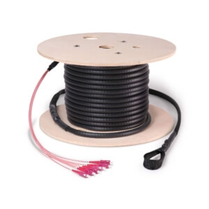 Fiber Cable Assembly, Armored, SC, Multimode, OM4