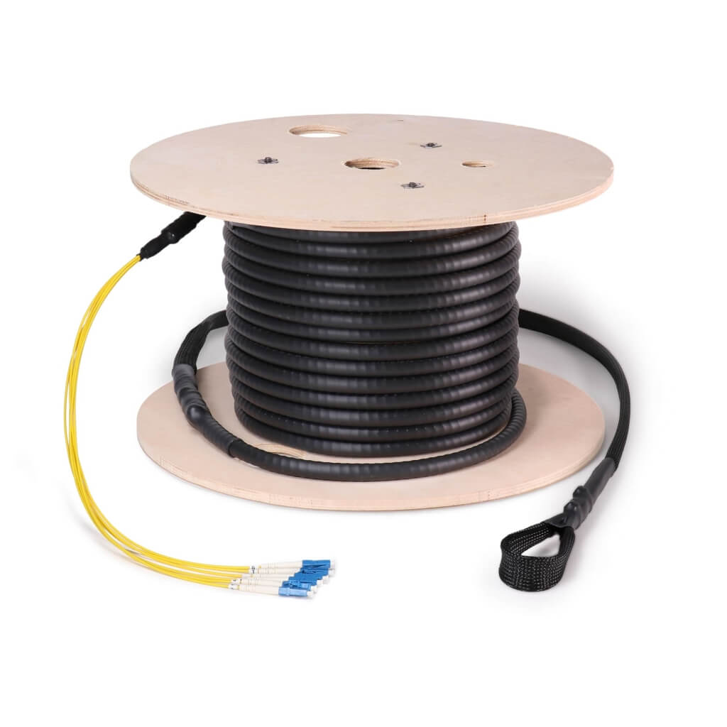 Fiber Cable Assembly, Armored, LC, Singlemode