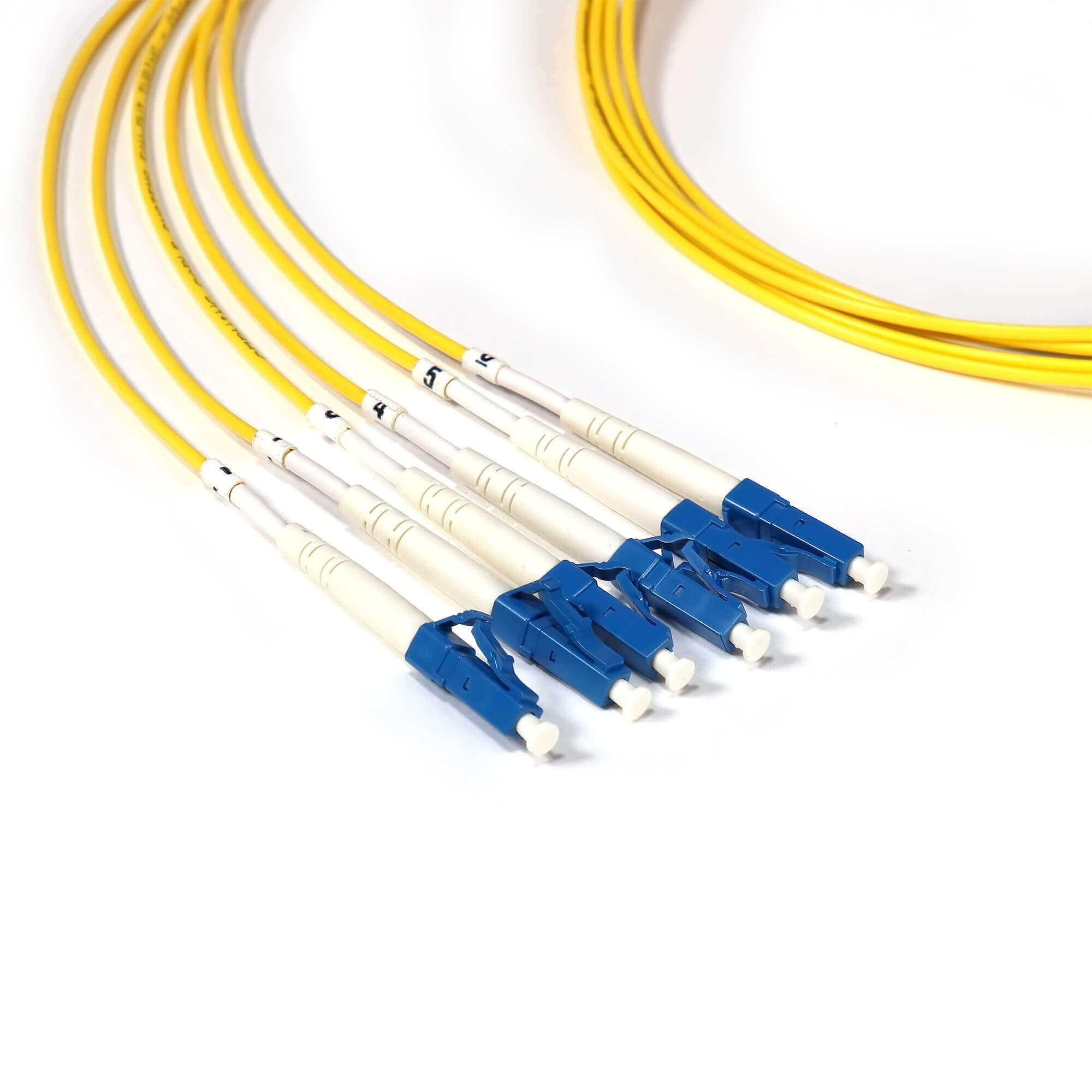 Preterminated Fiber Optic Cable Indoor Outdoor 6F Singlemode LC 