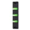 LC 6 Fiber 3 Position Loaded with Duplex Singlemode Adapters (Green), Black