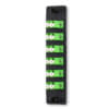 LC 12 Fiber 6 Position Loaded with Duplex Singlemode Adapters (Green), Black