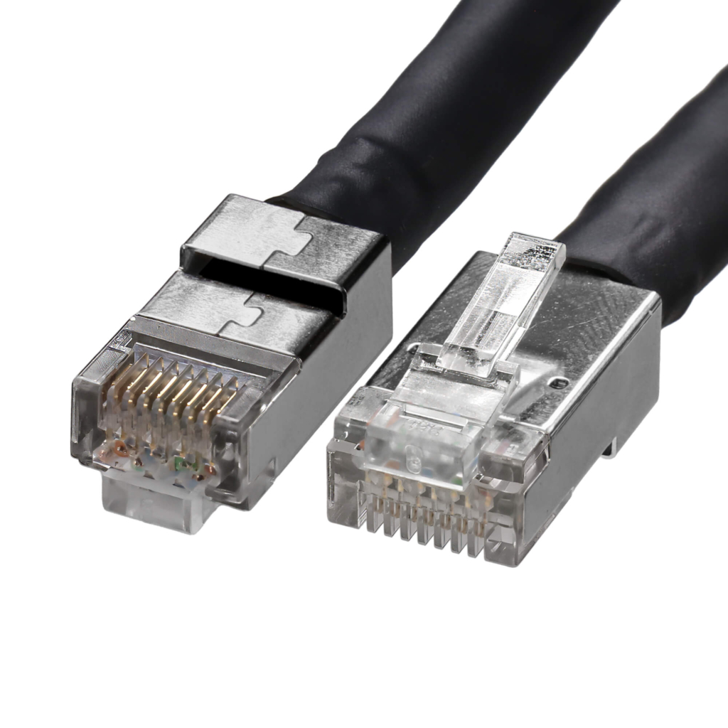 CAT6A Shielded Outdoor Patch Cables - Connectors
