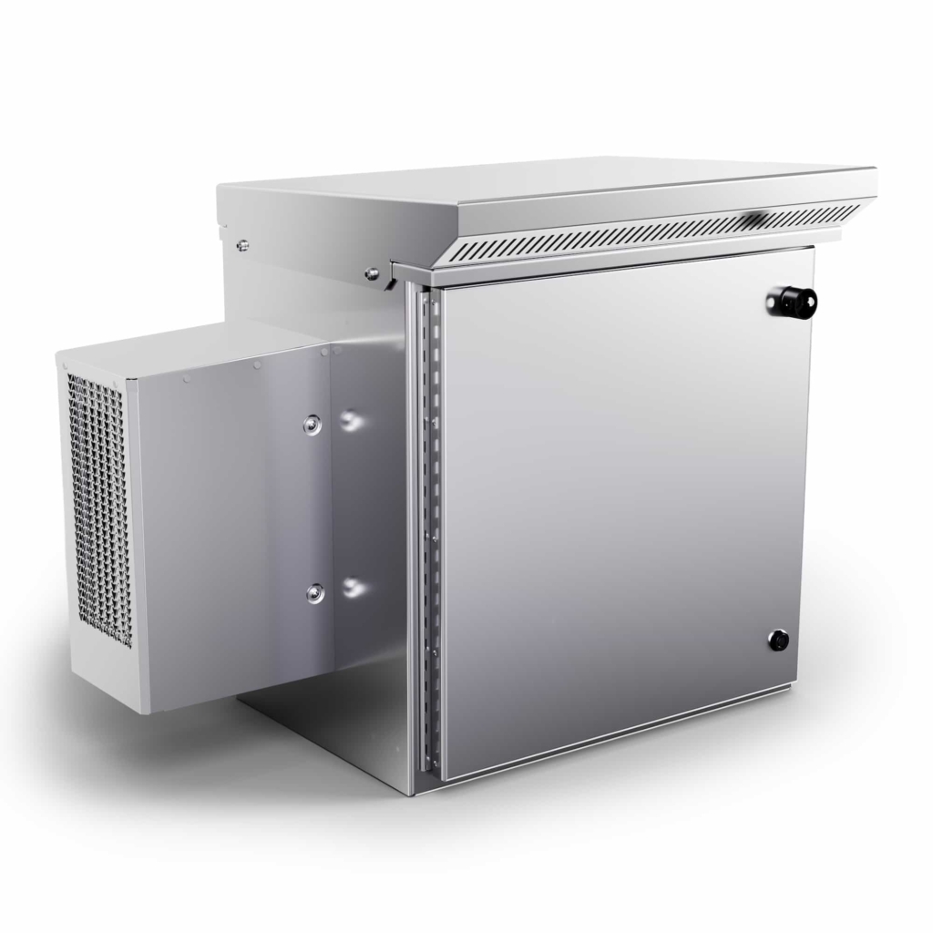 CORE 24” x 24” x 24” Cabinet with 19” Equipment Rack - AC System