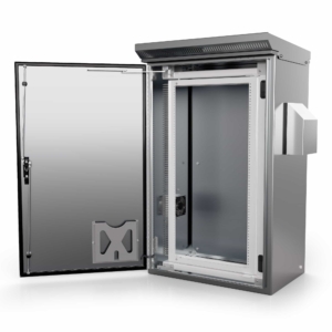 CORE 48” x 30” x 20” Cabinet with 19” Equipment Rack - Vents