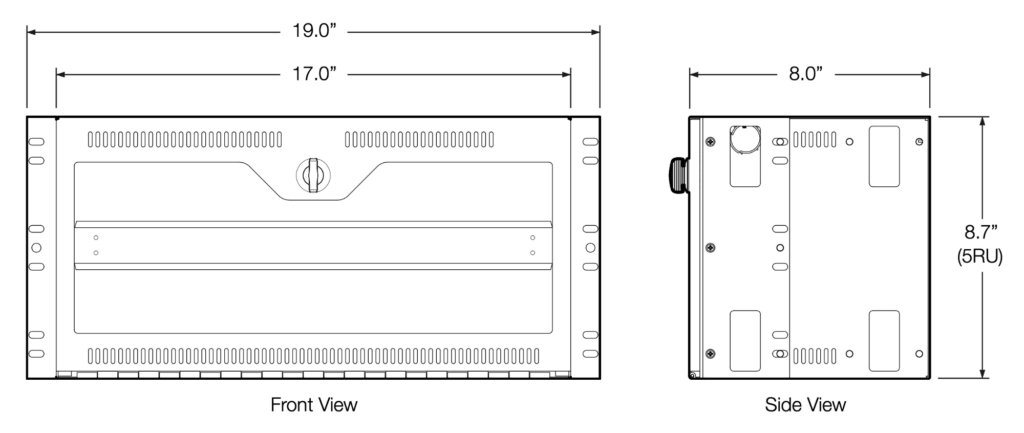 DIN Rail Housing Dimensions