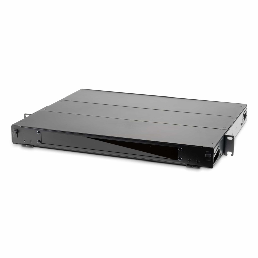 Fiber Patch Panels - FiberLink 1RU Rack Mount Fiber Patch Panel - Front Closed