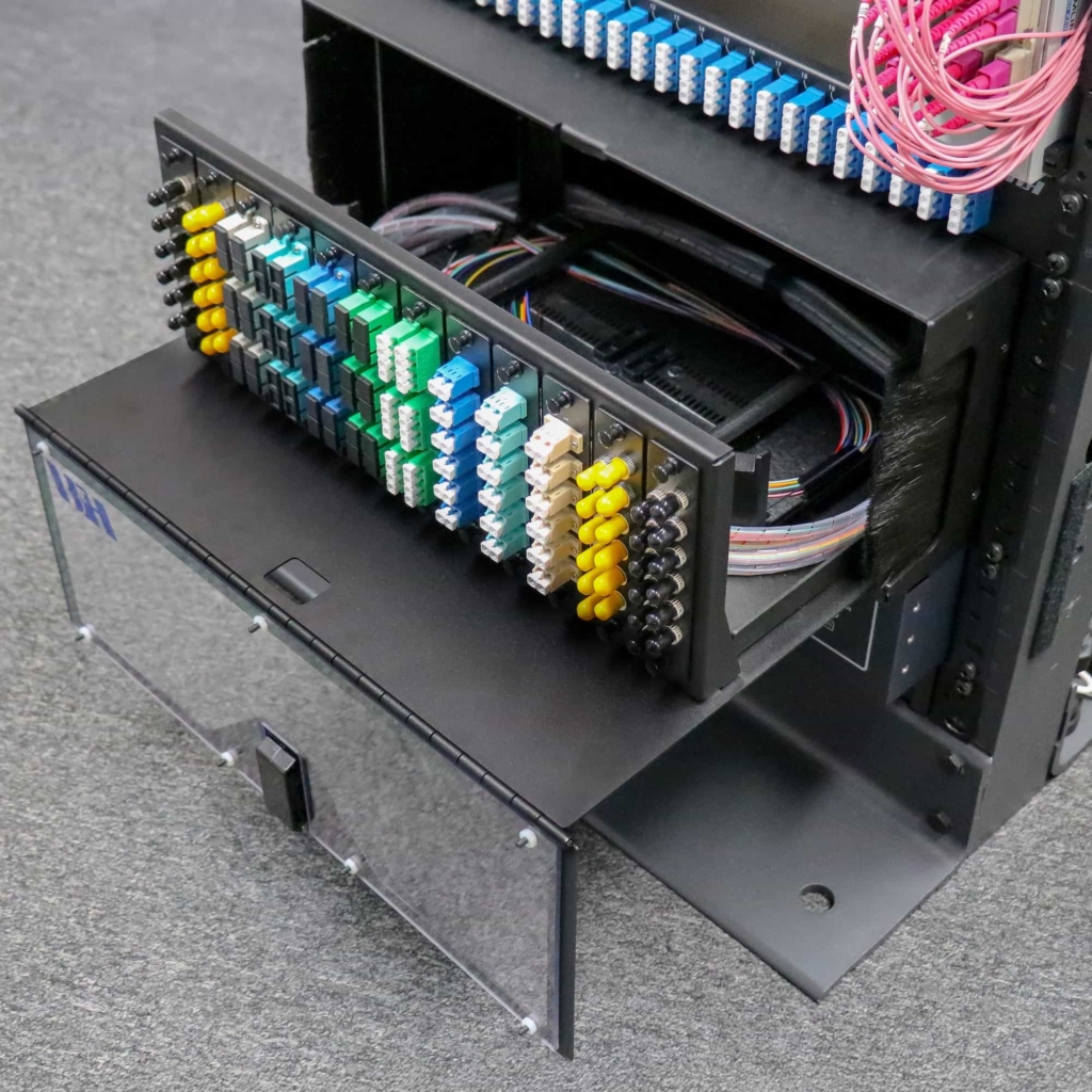 Fiber Patch Panels - FiberLink 4RU Rack Mount Fiber Patch Panel - Installation