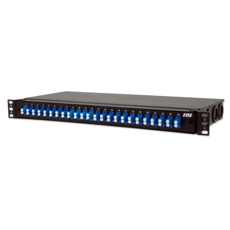 Fiber Patch Panels - High-Density 1RU Fiber Patch Panel