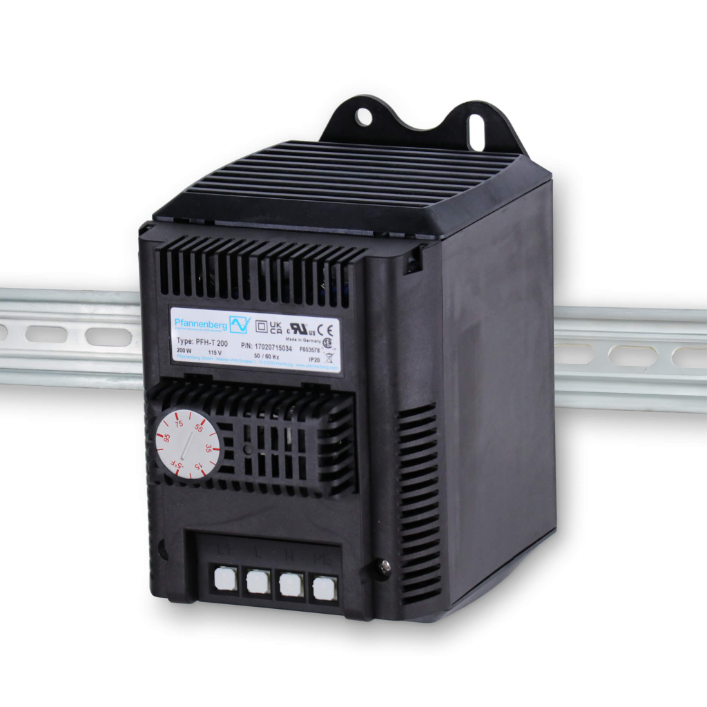 Industrial 200W Heater with Adjustable Thermostat