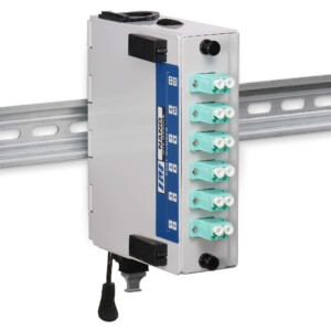 MTP Modules - Industrial MTP DIN Fiber Module - LC on DIN Rail