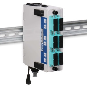 MTP Modules - Industrial MTP DIN Fiber Module - SC on DIN Rail
