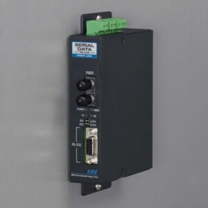Industrial Media Converters - Industrial RS-232 Serial Data Fiber Converter