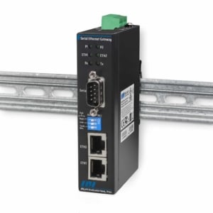 Industrial Serial Ethernet Gateway RS-232/422/485 2x10/100Base-T(X)