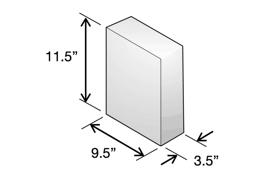 Mini 2 Plate Wall Mount Fiber Patch Panel - Dimensions