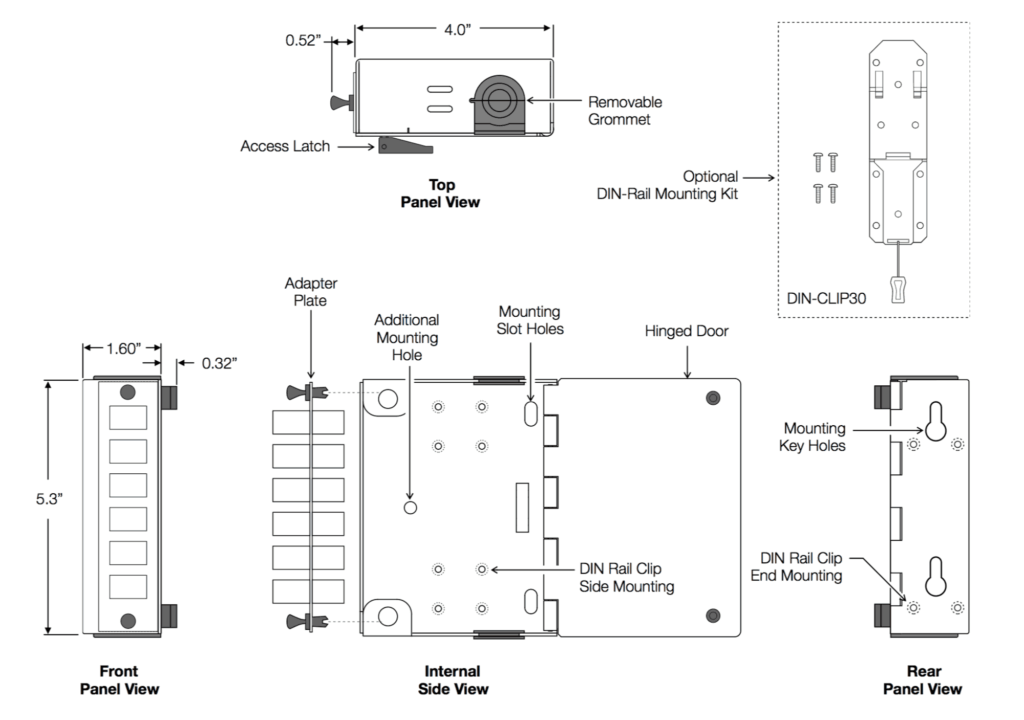 Nano Patch Panel Dimensions