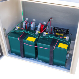Power Supplies - OFF-GRID 120 Watt 24V Solar Power System - Battery Wiring