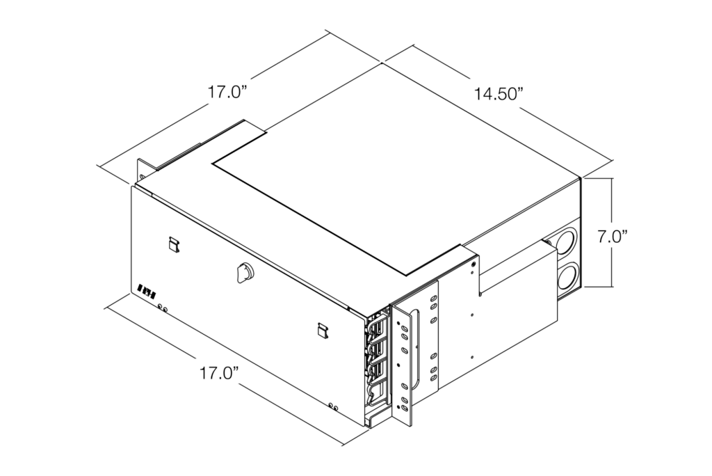 Optimum 4RU Fiber Patch Panel Dimensions