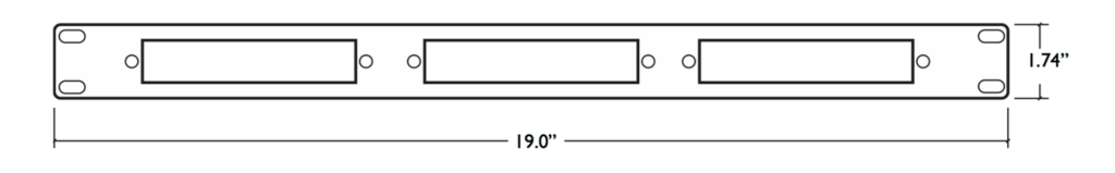 Rack Mount Adapter Plate Holders