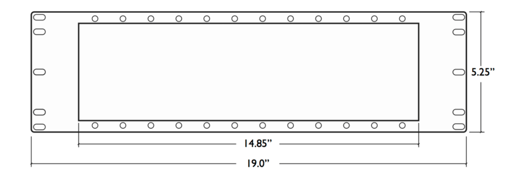 Rack Mount Adapter Plate Holders