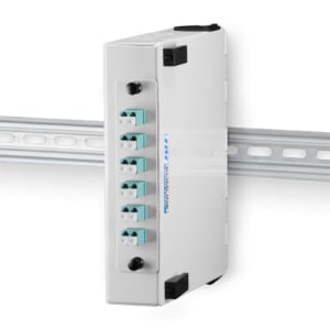Slimline Fiber Patch Panel - 12 Fiber LC Duplex Adapter