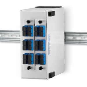 Slimline 2 Plate Fiber Patch Panel - 12 Fiber SC Duplex Adapter