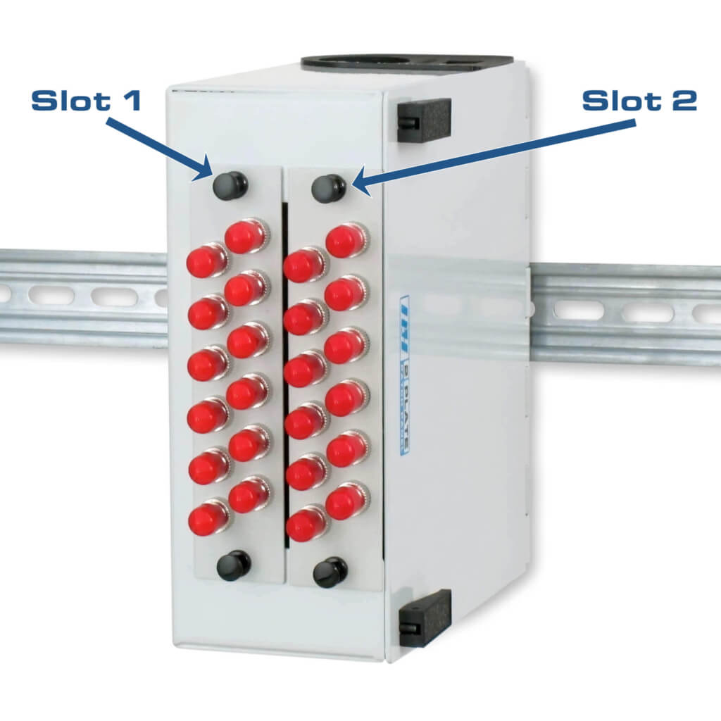 Slimline 2 Plate Fiber Patch Panel