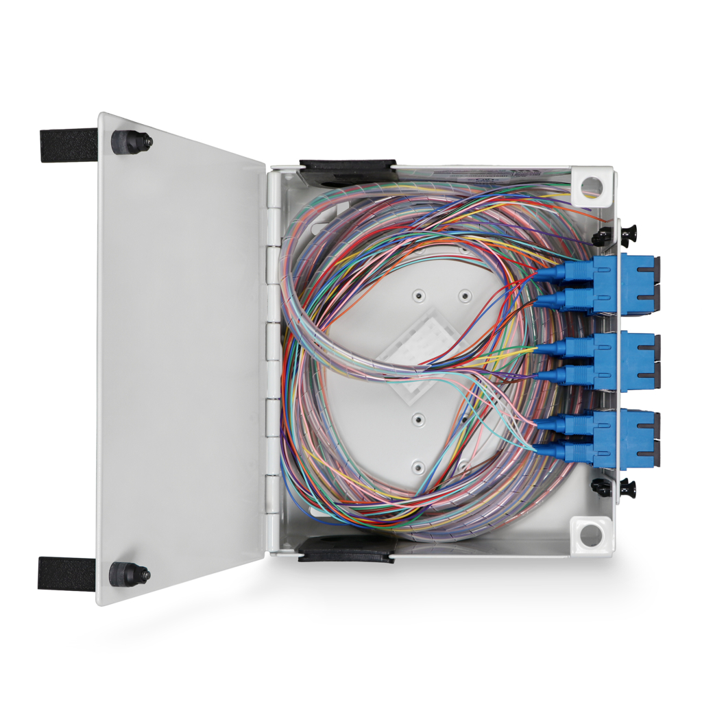 Slimline 2 Plate Fiber Patch Panel - Internal with SC Duplex Pigtail