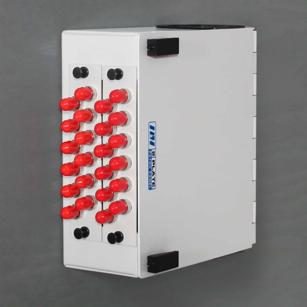 Slimline 2 Plate Fiber Patch Panel - Wall Mount
